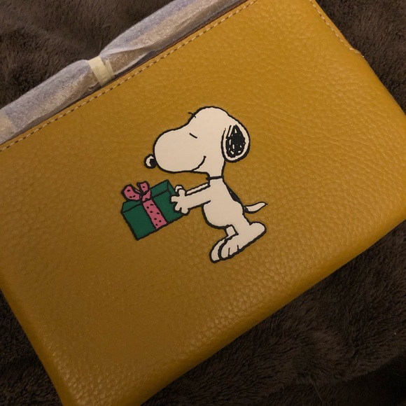 Coach Handbags - SALE!!! NWT Coach Snoopy Wristlet!! PRICE FIRM